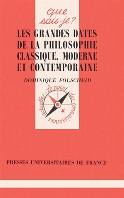 Les Grandes Dates De La Philosophie Classique ، Moderne Et Contemporaine
