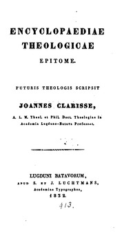 Encyclopaedia theologicae epitowe. موسوعة theologicae epitowe