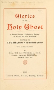 Glories Of The Holy Ghost