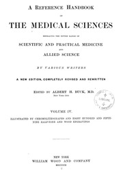 A Reference handbook of the medical sciences : embracing the