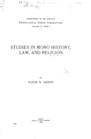 Division Of Ethnology Publications