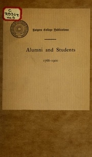 Alumni And Students Of Rutgers College