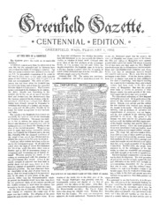 Greenfield Gazette