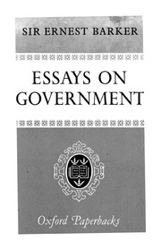 download book essays on government pdf Noor Library