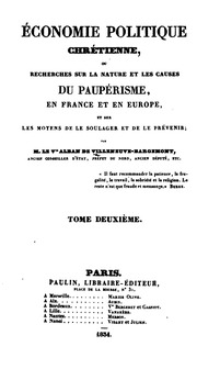 download book Économie politique chrétienne ou recherches sur la